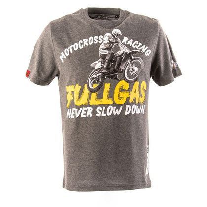 T-Shirt manches courtes Kini Red Bull FULLGAS RETRO - Gris
