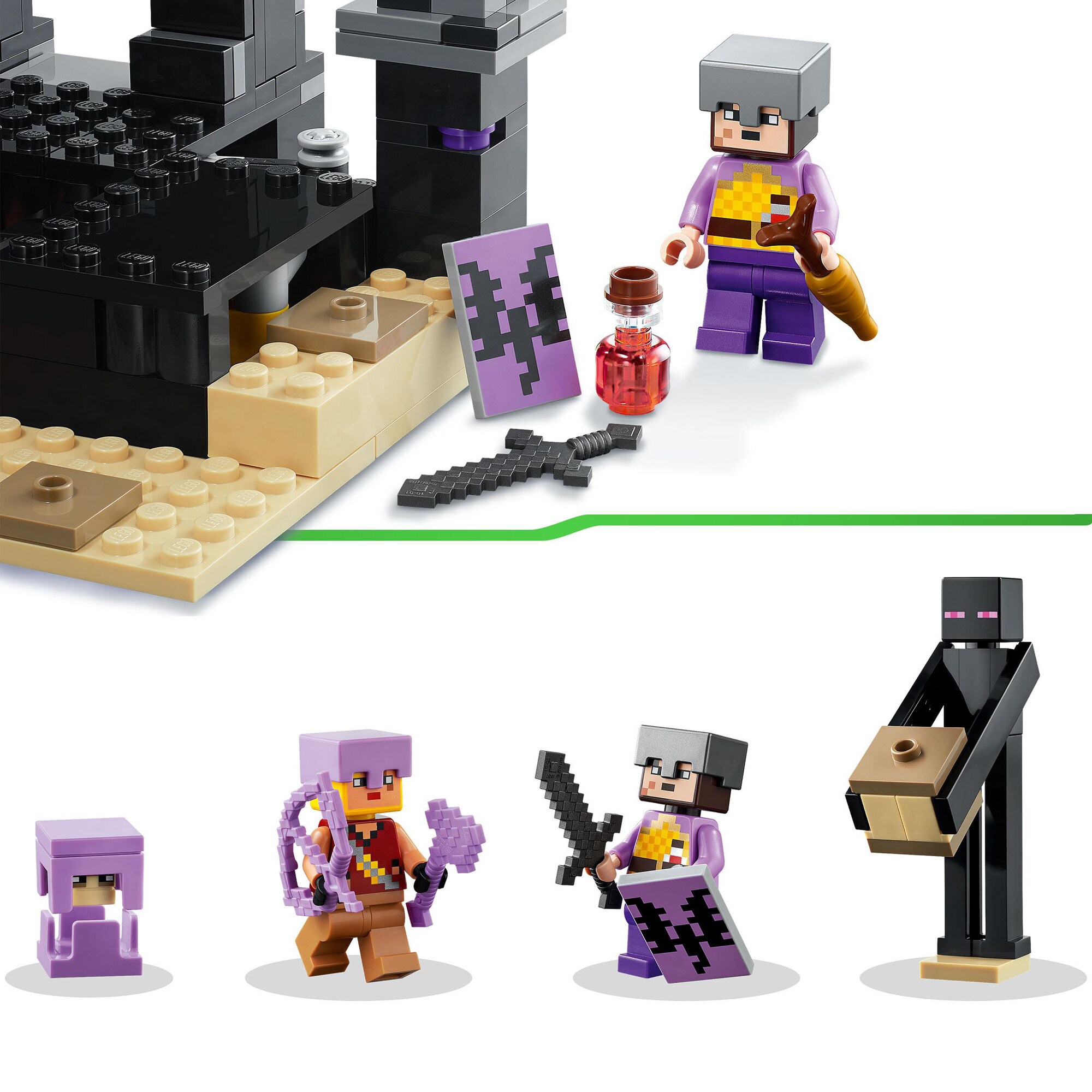 LEGO Konstruktionsspielzeug Minecraft Die End-Arena