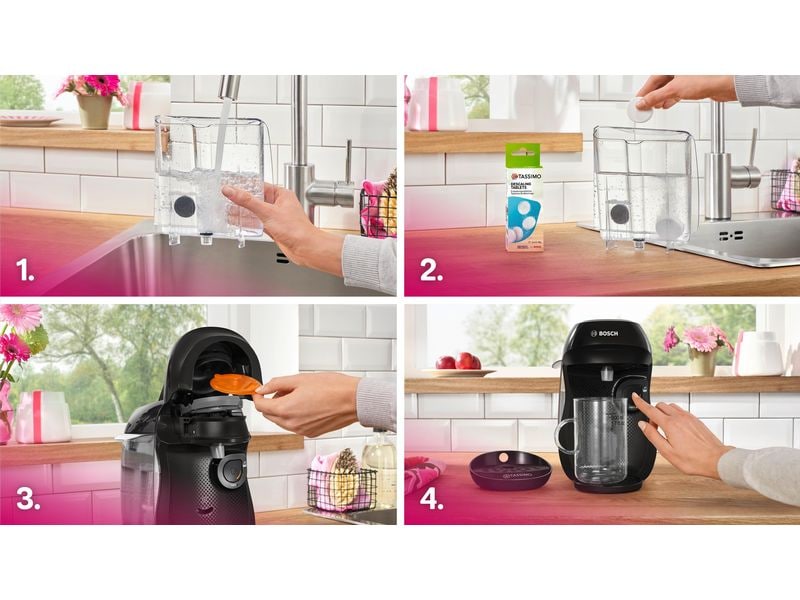TASSIMO Kapselmaschine Happy friendly Schwarz Kapselmaschine