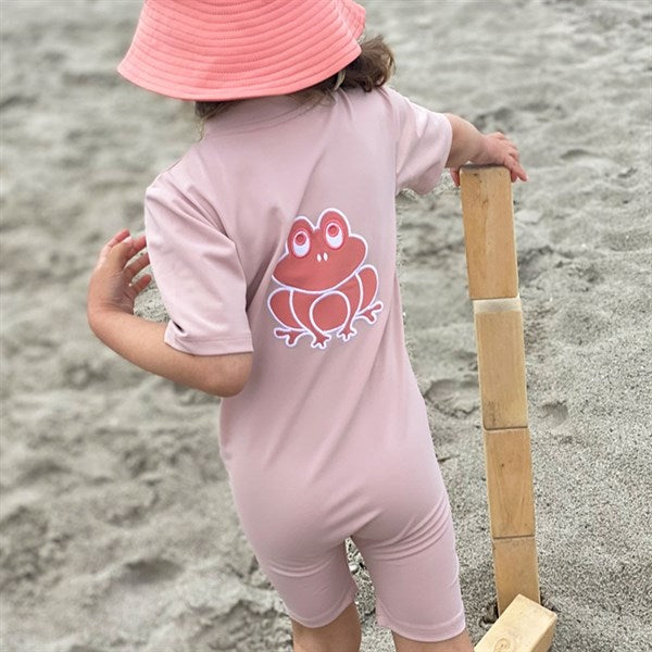 Køb Petit Crabe Rose Nude Noe Frog Heldragt m. Lynlås