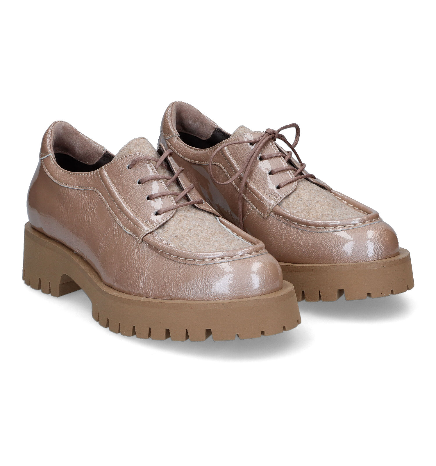 Veterschoenen rose gold