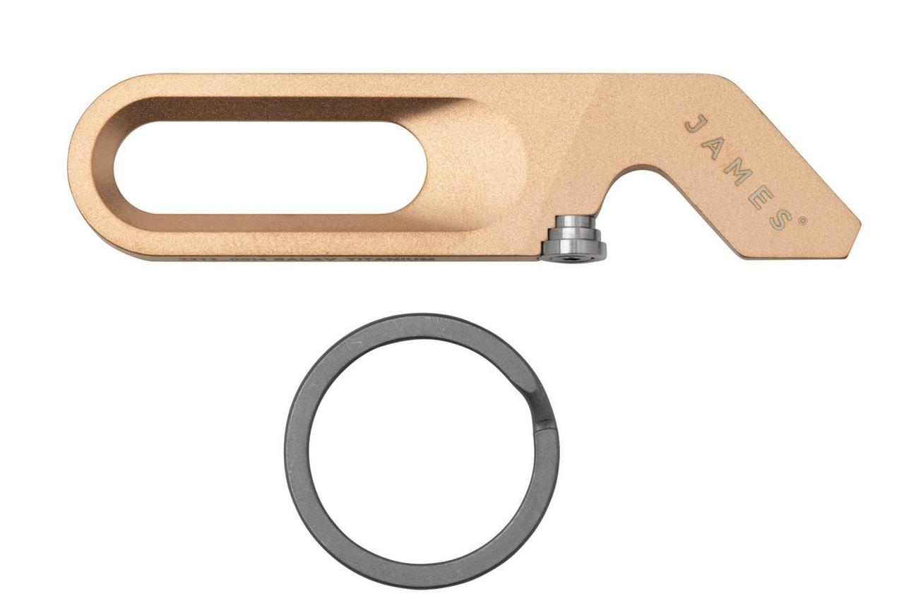 The James Brand The Halifax, Rose Gold N104949-10 sleutelhanger