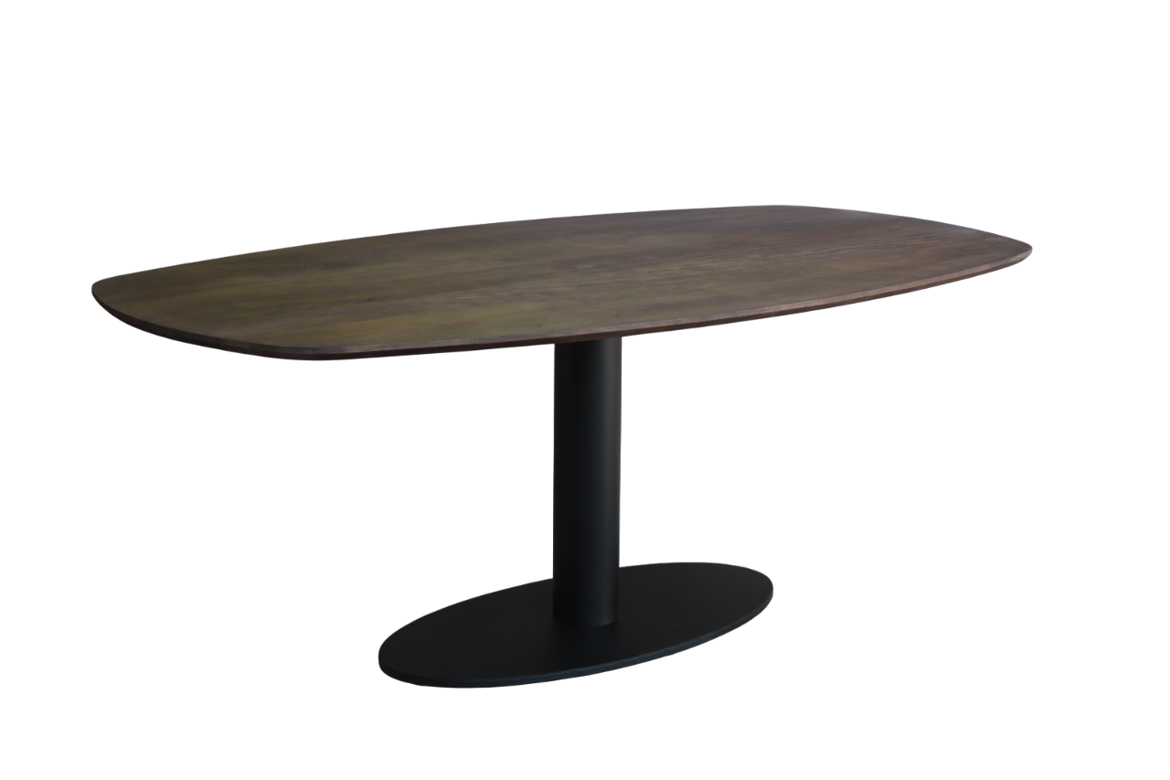 Eettafel Berlijn deens ovaal 160cm