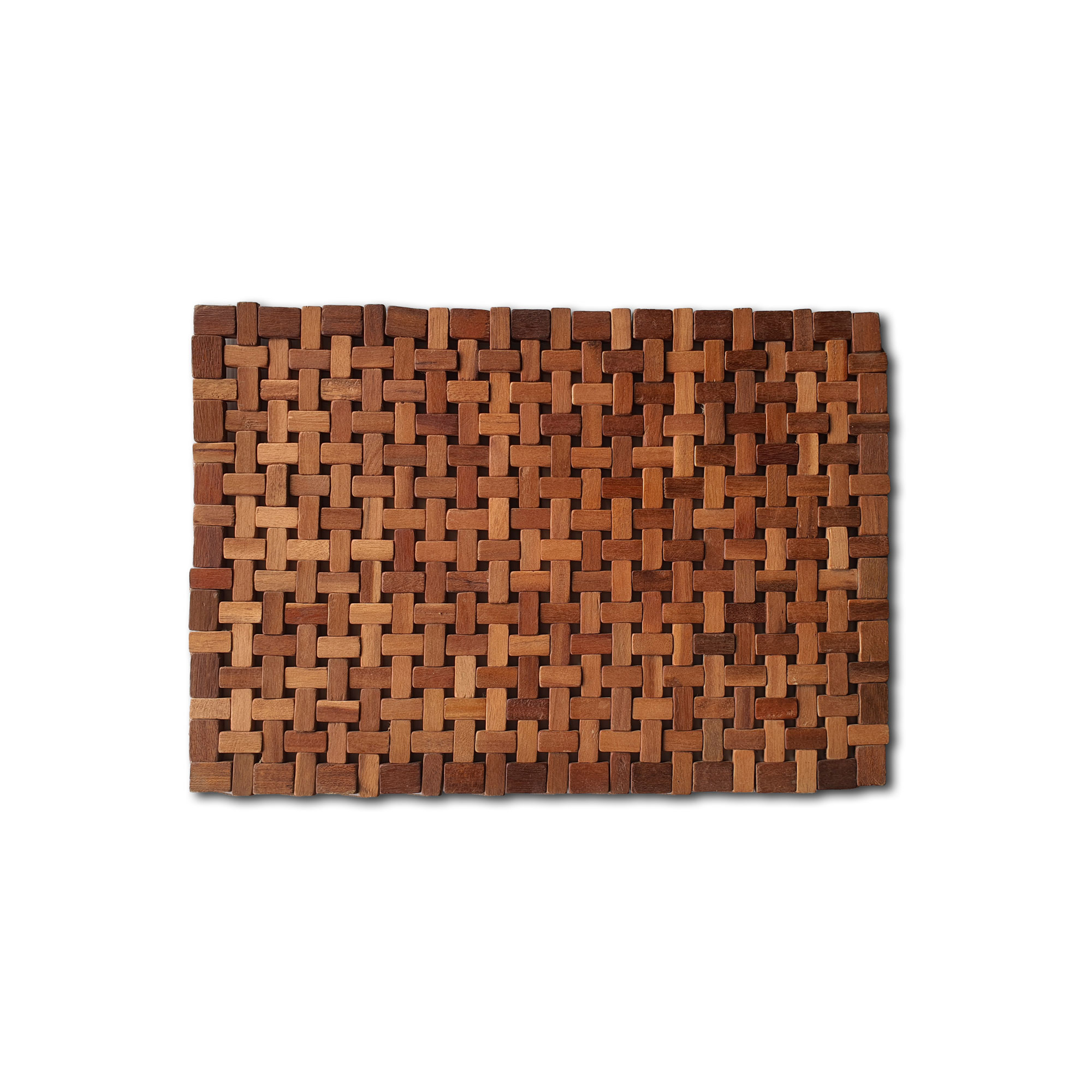 Holzteppich 'Raja', Akazienholz natur, B 200 cm, L 140 cm von fischer's lagerhaus