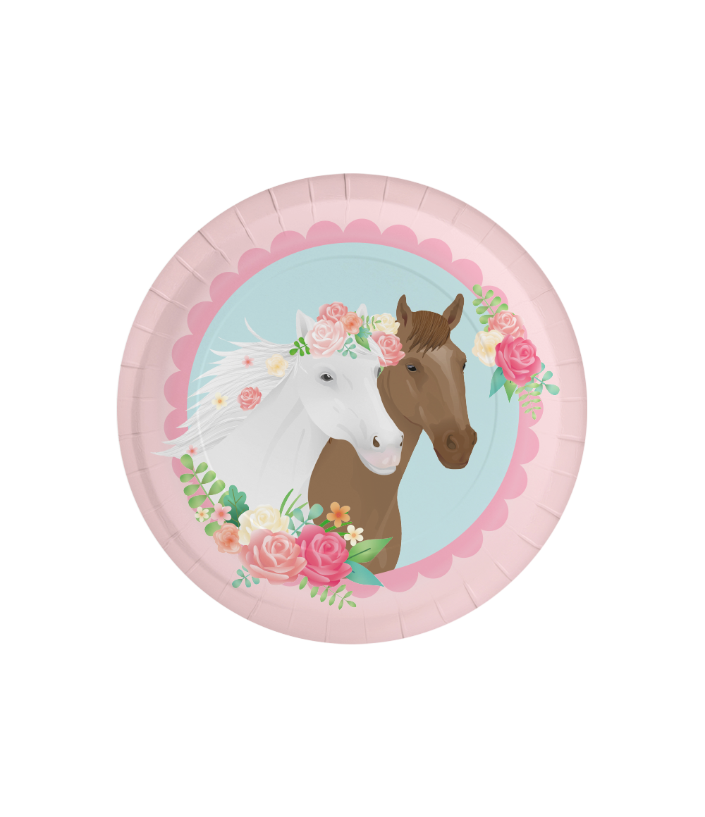 Paard Borden 23cm 8st