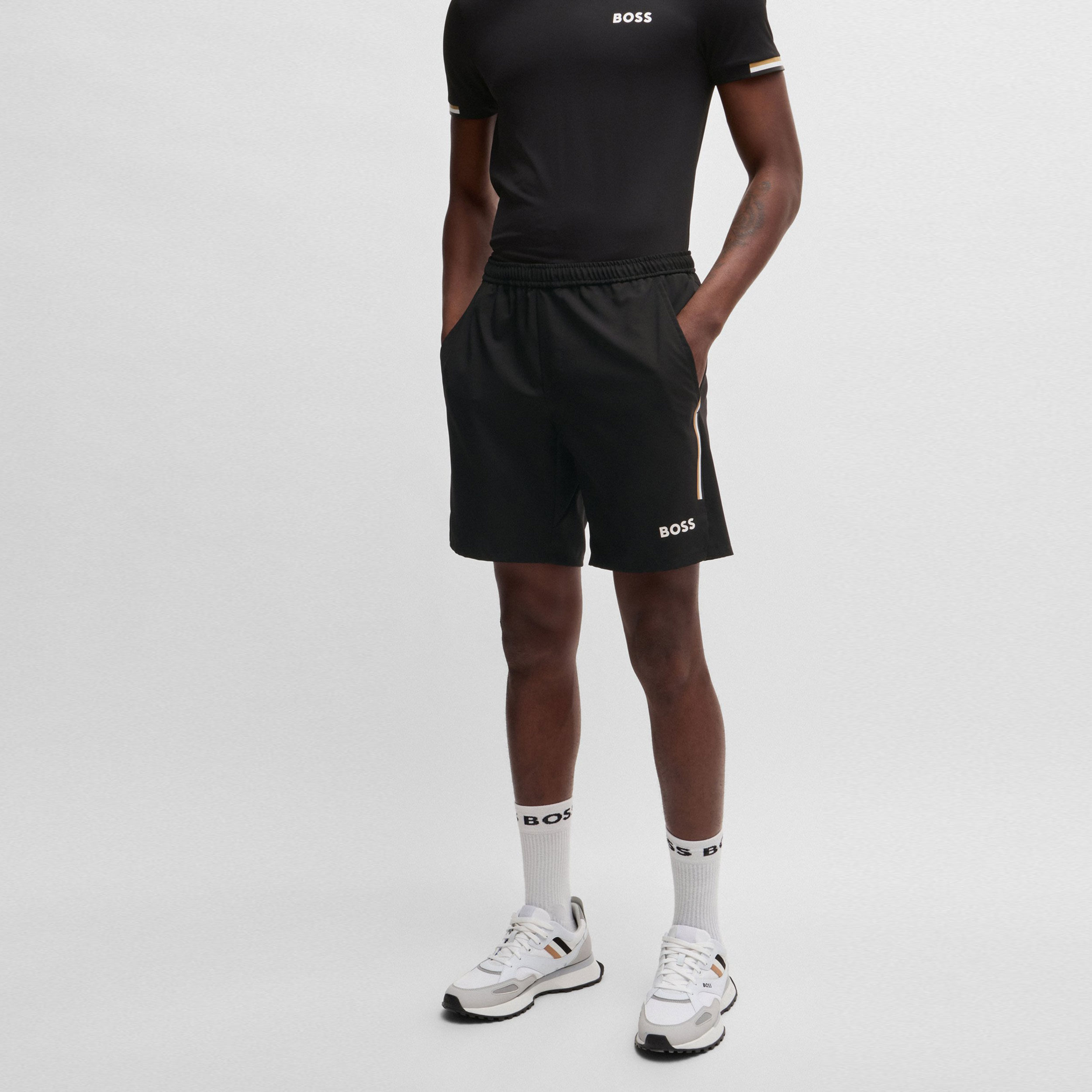 BOSS Spotlight Shorts Hommes - Noir