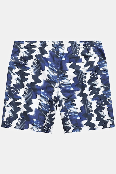 JAY-PI Badeshorts, Beachwear, Elastikbund, Grafik Print