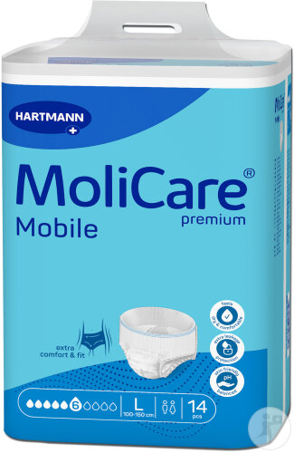 Hartmann Molicare Premium Mobile 6 Gouttes Taille L 14 Pièces