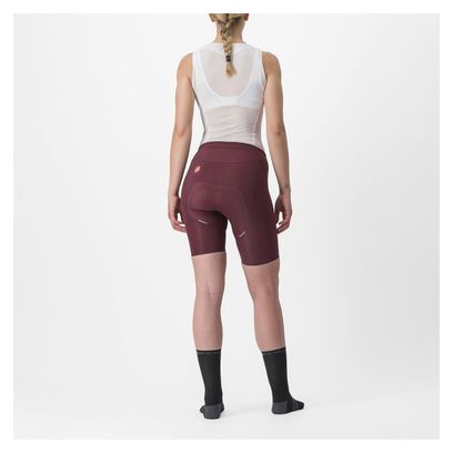 Cuissard Court Sans Bretelles Femme Castelli Free Aero RC Bordeaux