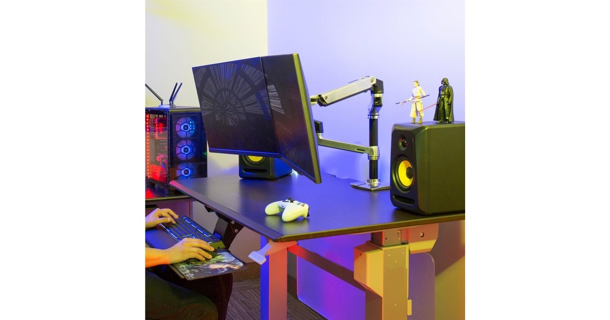 ErgotronLX Dual Stacking monitorarm  (Zilver)