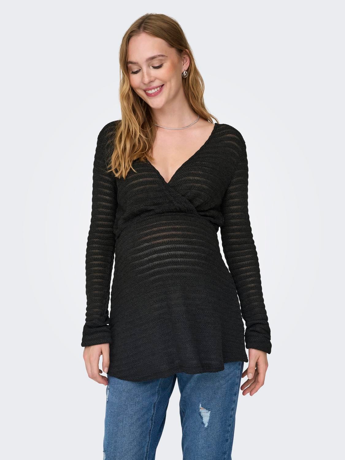 OLMELICIA Top Black