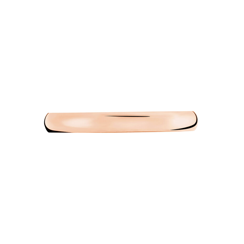 Alliance Meredithe Demi Jonc Classique Or Rose