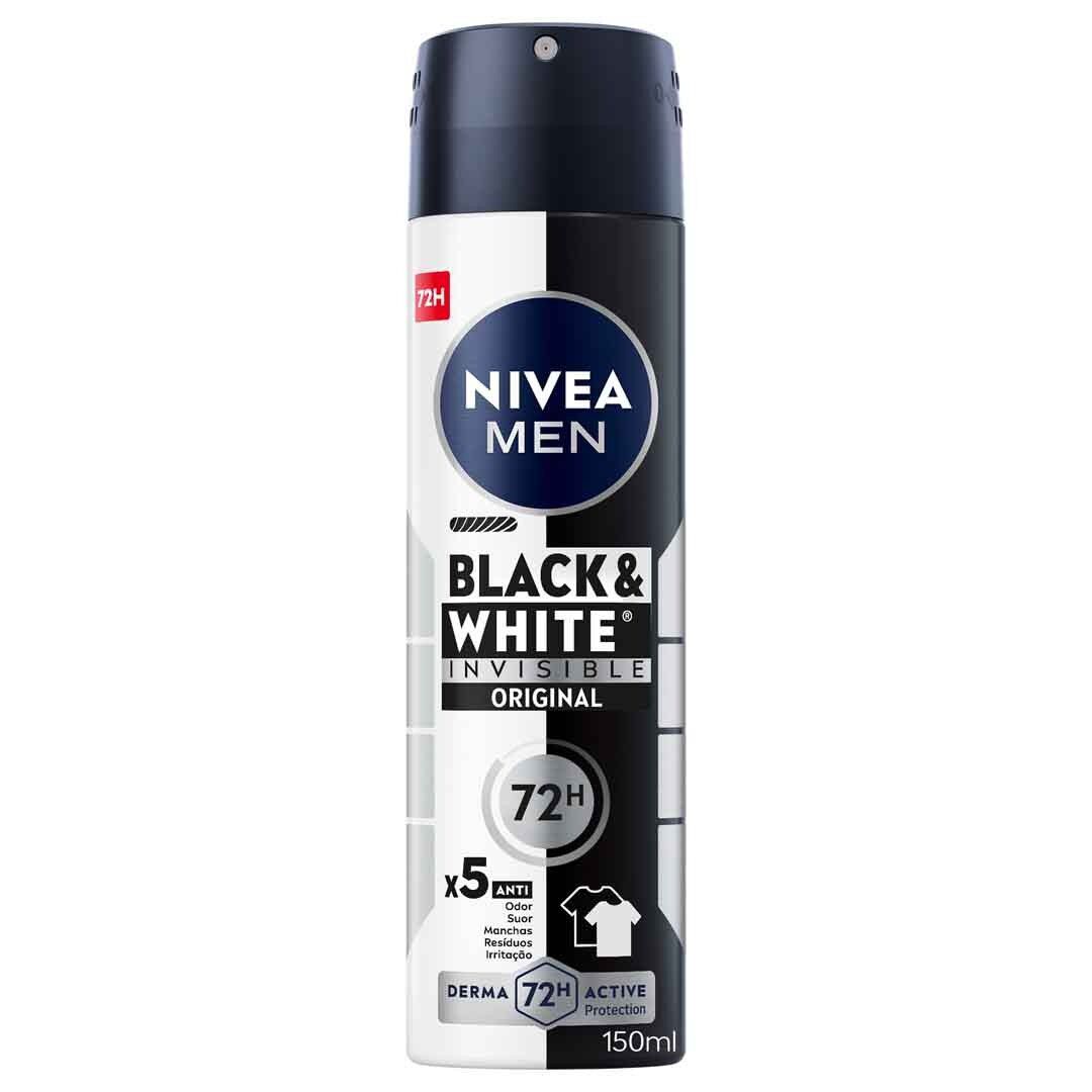 NIVEA  Black & White Invisible - Men Spray - 150ml