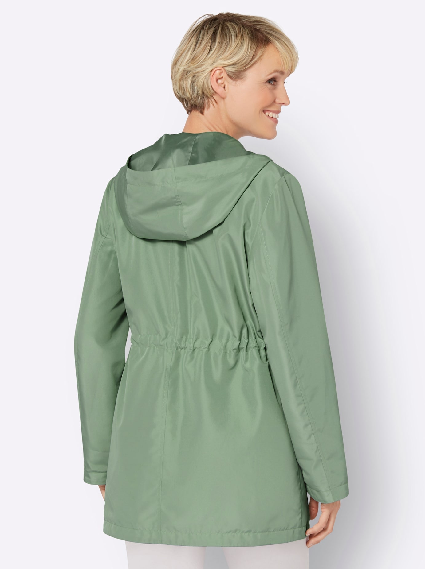 Classic Basics Langjacke mit Kapuze