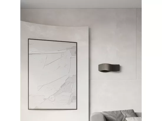 Sollux Lighting Tila Applique murale Up & Down, noir, 40 cm