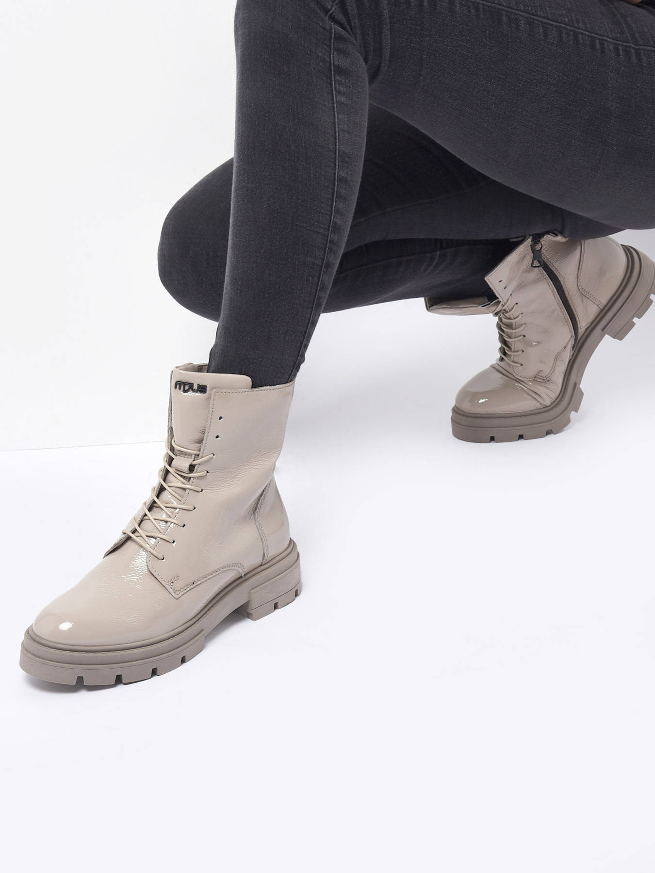 Boots en cuir MJUS
