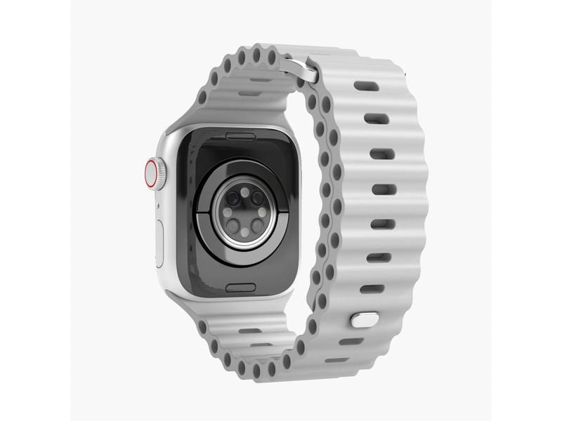 Vonmählen Wave Band Apple Watch 42/44/45/49 mm Light Gray Armband für Apple Watch 42/44/45/49 mm