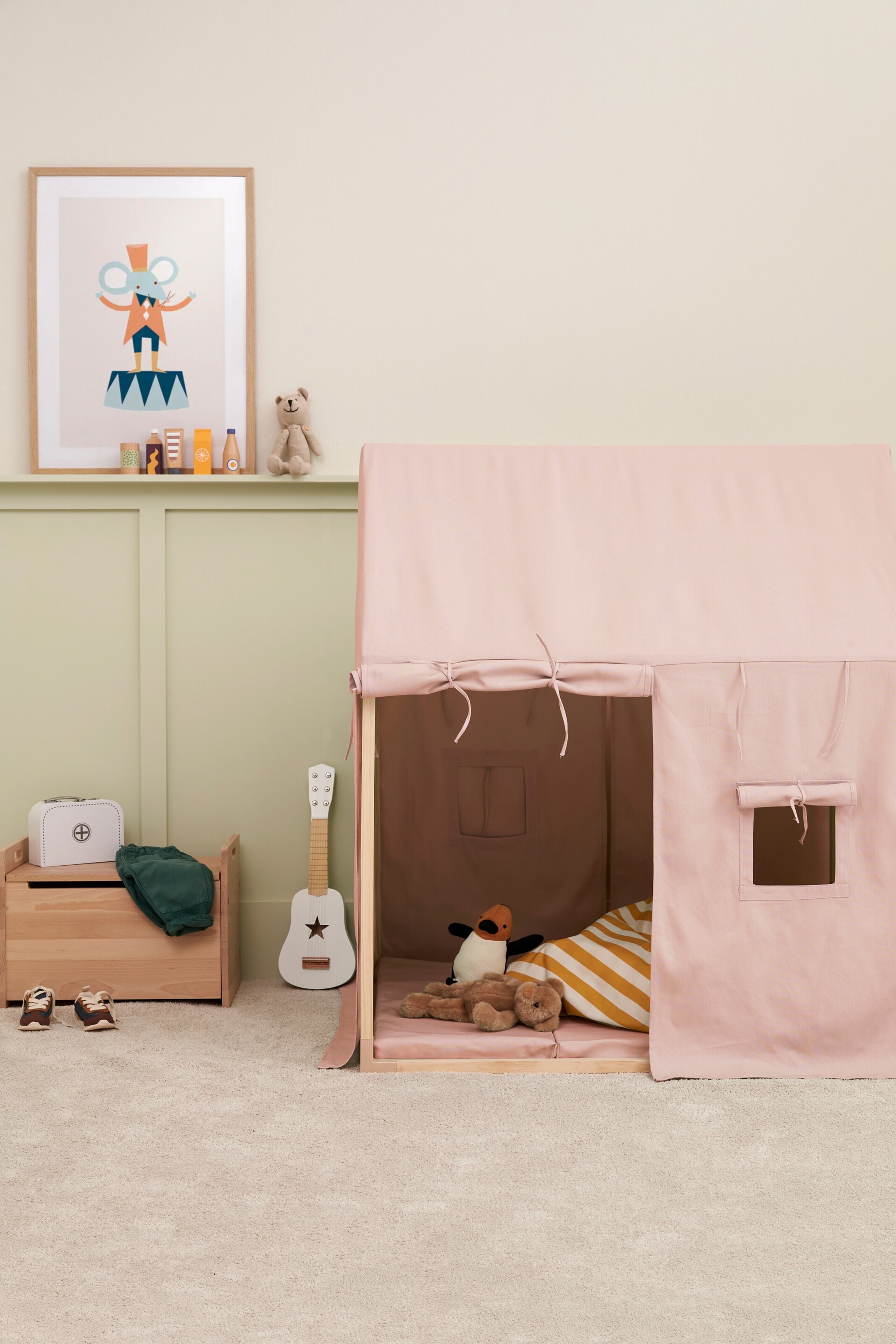 Kids Concept Hauszelt hellrosa