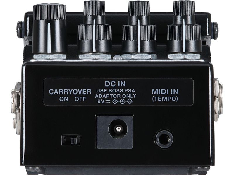 BOSS Pedal SDE-3 Dual-Delay-Pedal mit Tap-Tempo- und Carryover-Funktion