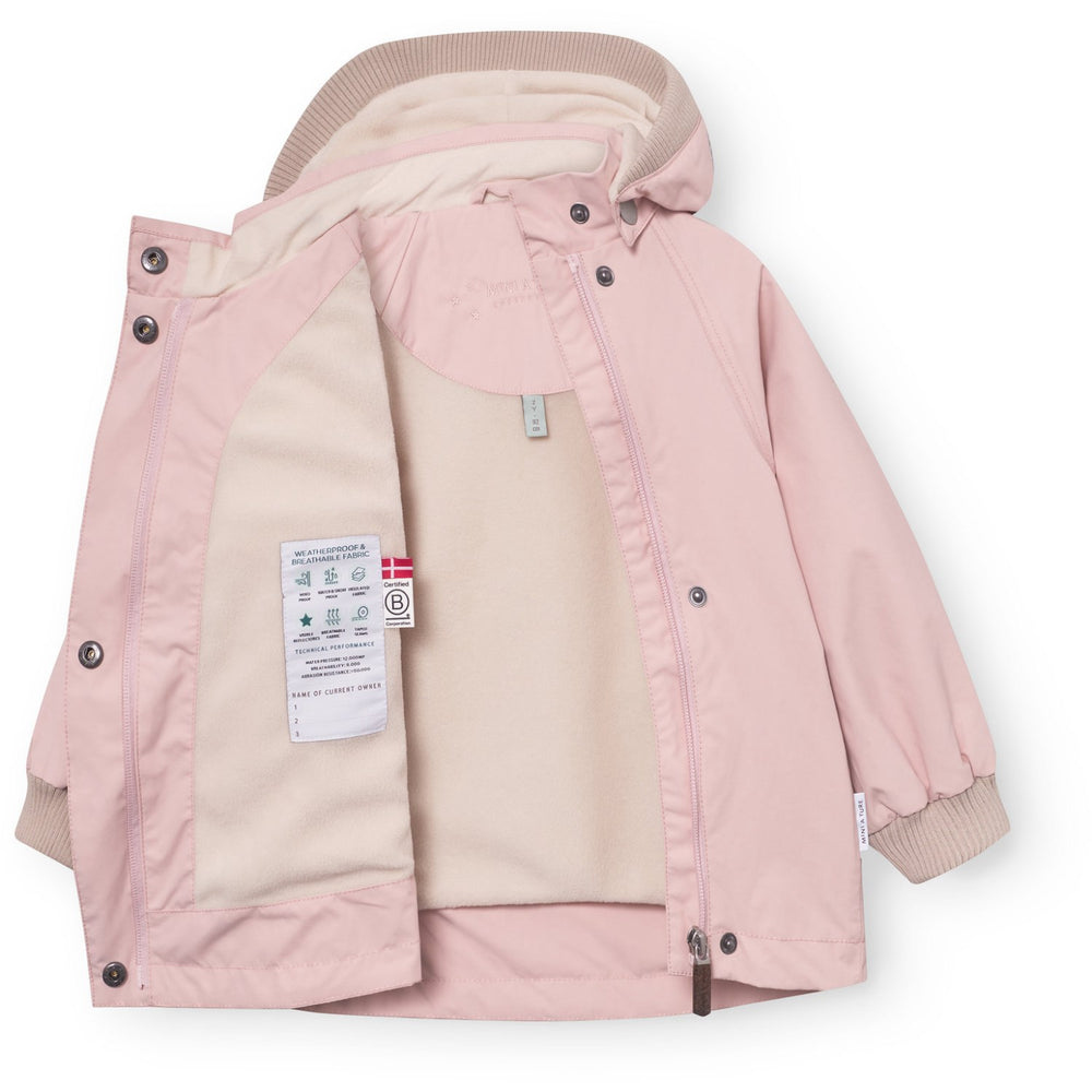 Køb Mini A ture Rose Smoke Matwai Fleece Lined Jacket. Grs