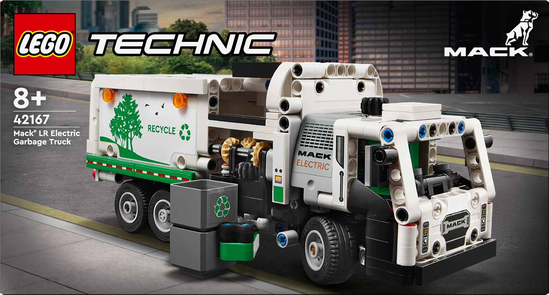 LEGO Technic - Mack® LR Electric-skraldevogn (42167)
