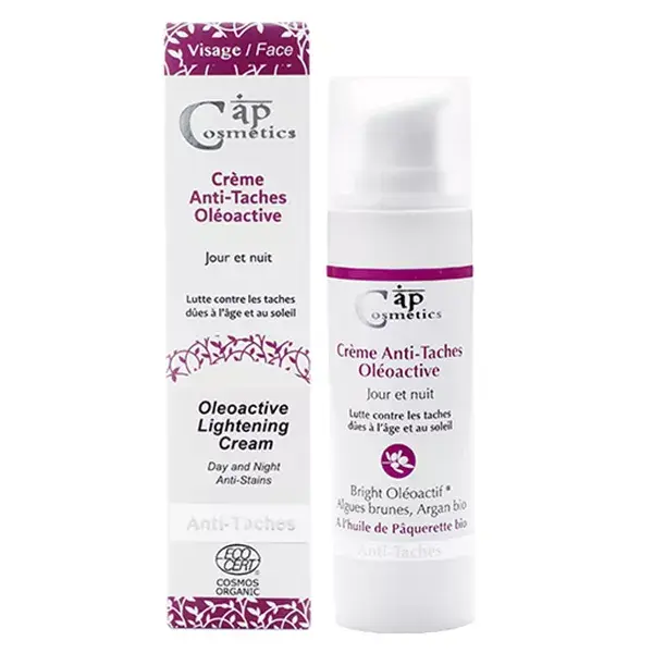 Creme Cap Cosmetics Organic Oleoactive Anti-Manchas Escuras 30ml