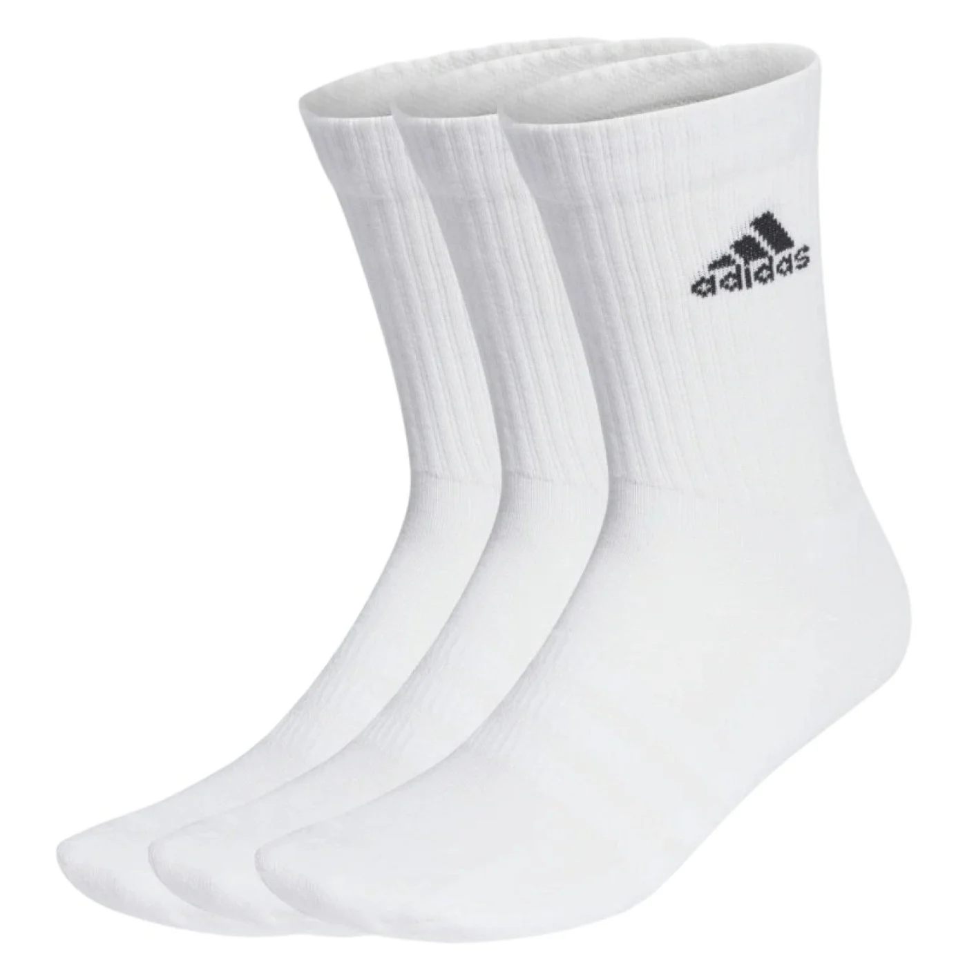 Adidas Gevoerde Sokken 3 Paar Wit Zwart