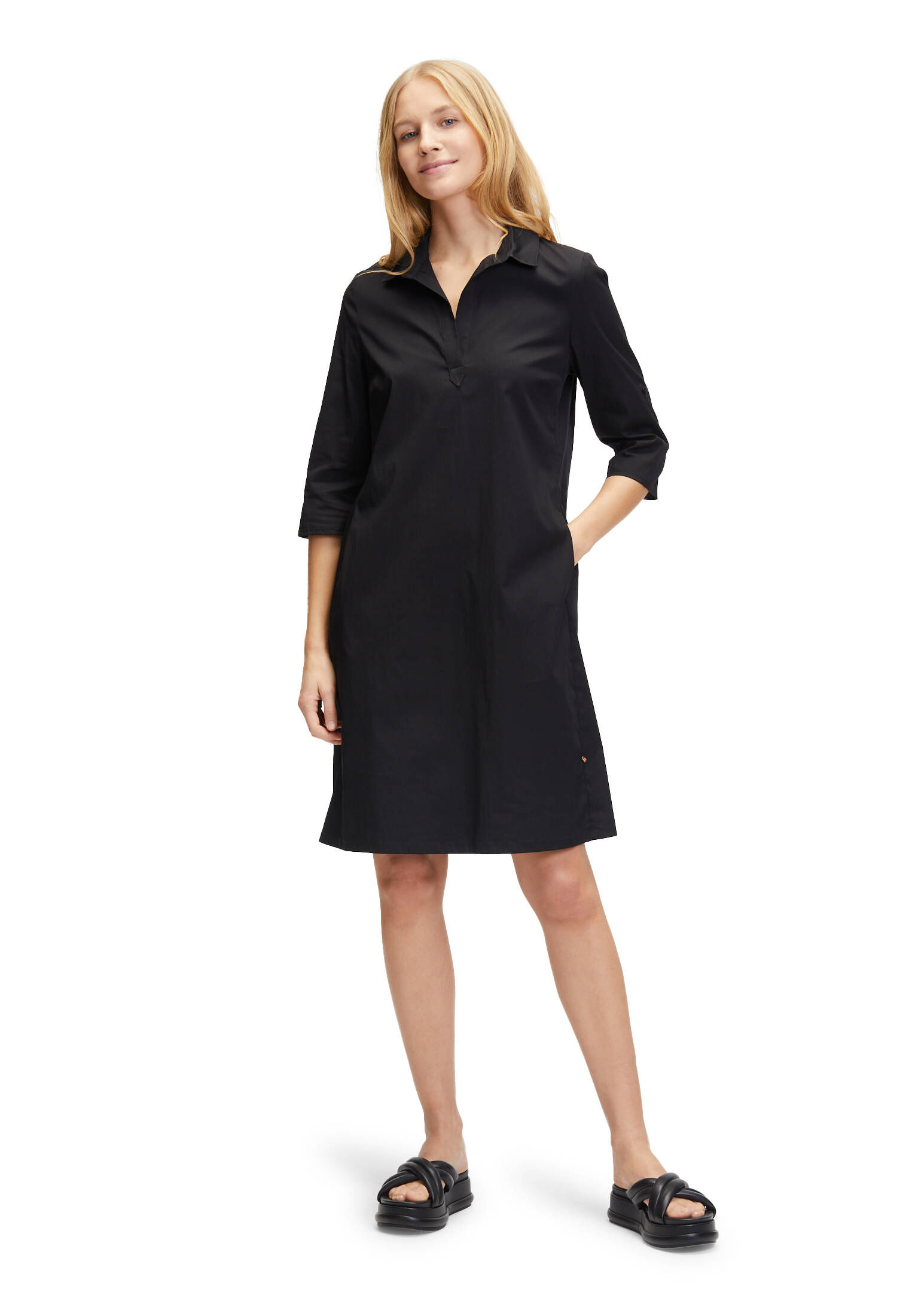 Vera Mont| Damen Hemdblusenkleid mit Taschen