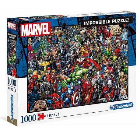 Clementoni Impossible Puzzle - Marvel Universe, 1000 Teile