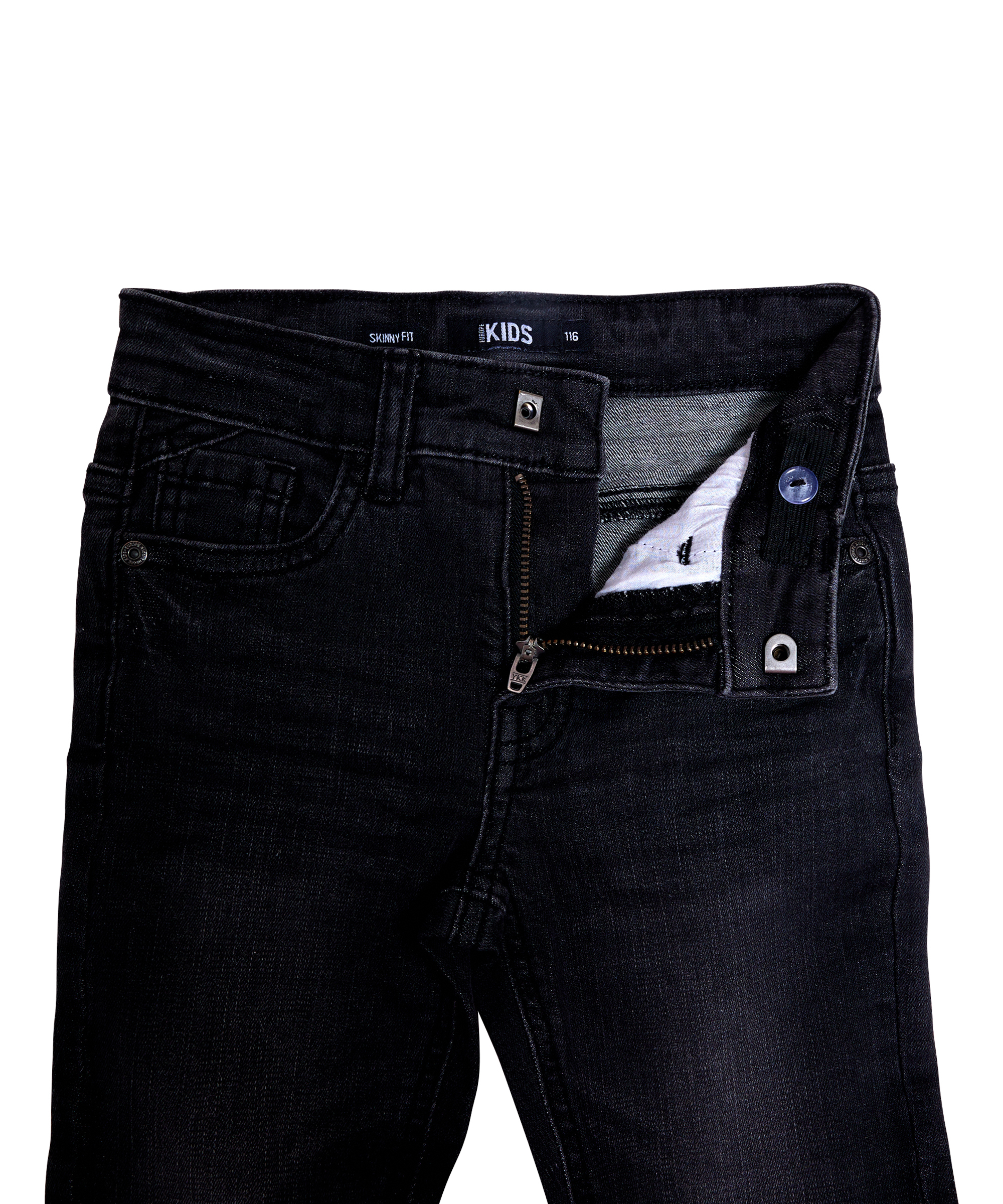 skinny fit stretch jeans - zwart
