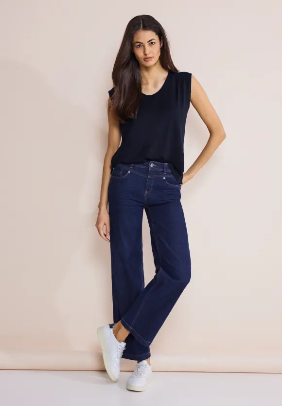 Jersey Top - deep blue