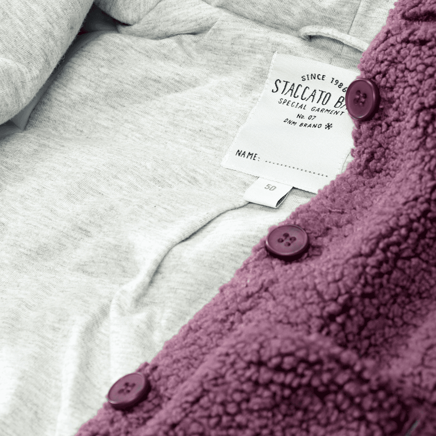 STACCATO Plüschjacke mauve