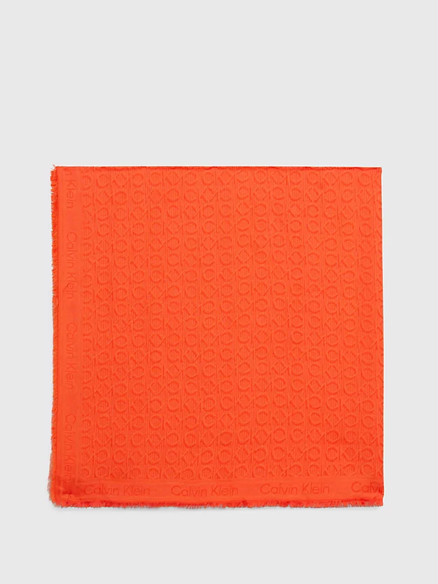 Cachecol Jacquard com logotipo