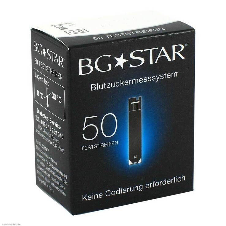 Bgstar Teststreifen, 50 St