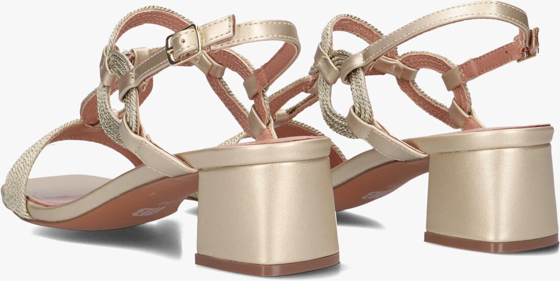goudkleurig bibi lou sandalen met hak 856z94hg