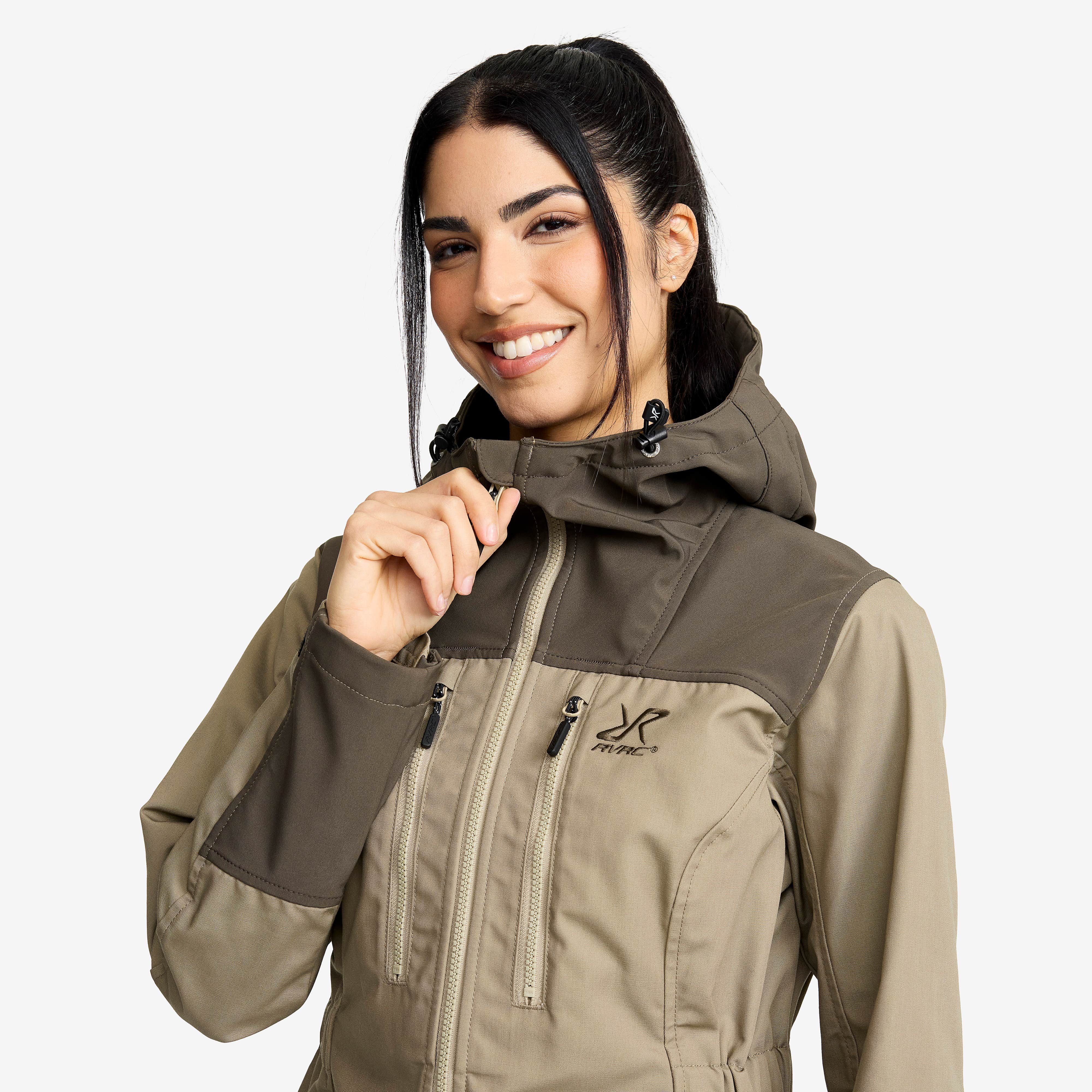 Outdoor Jacket Dame Mud/Brindle