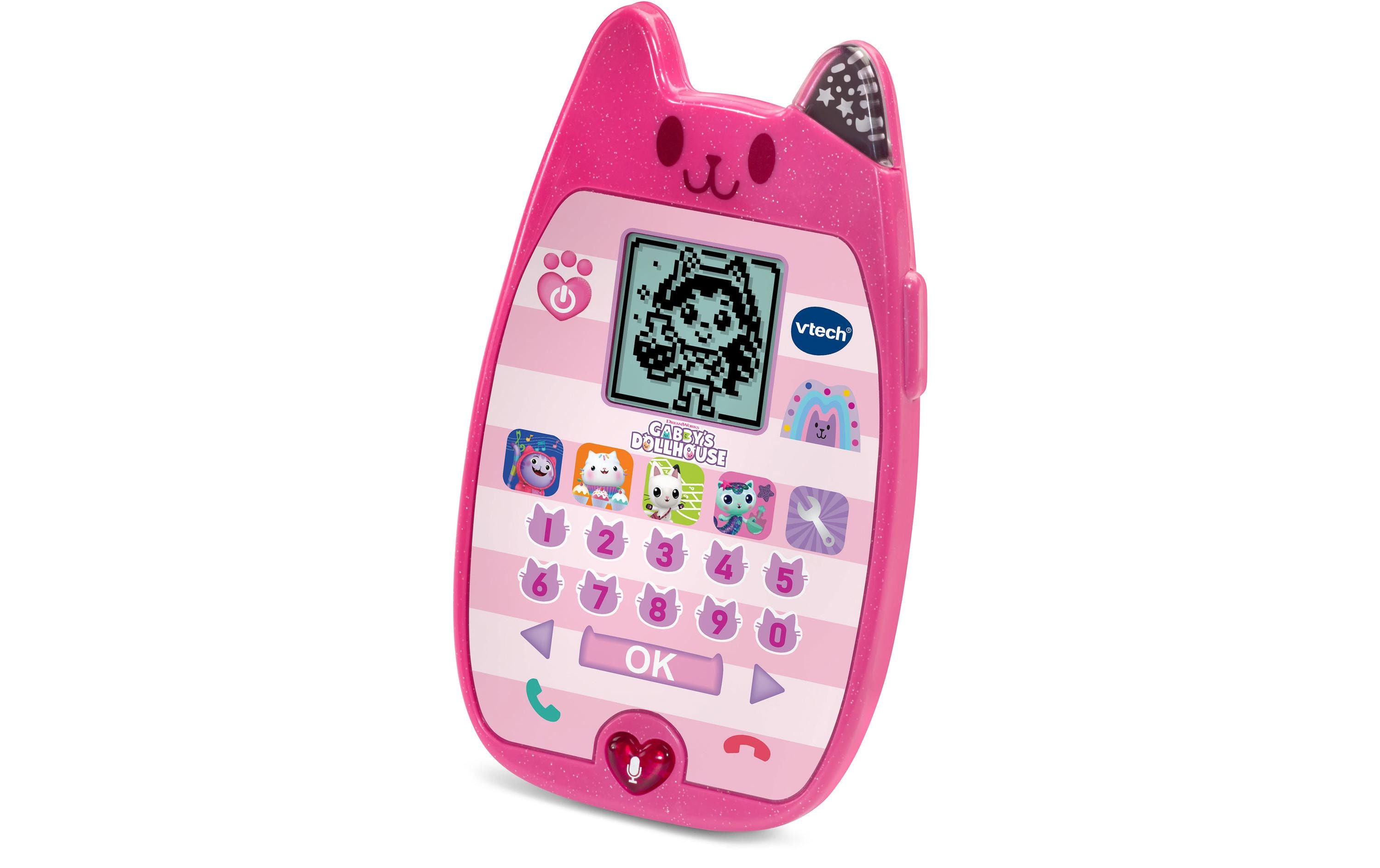 Gabby's Dollhouse Lernhandy -DE-Interaktives Lernspielzeug mit LCD-Bildschirm