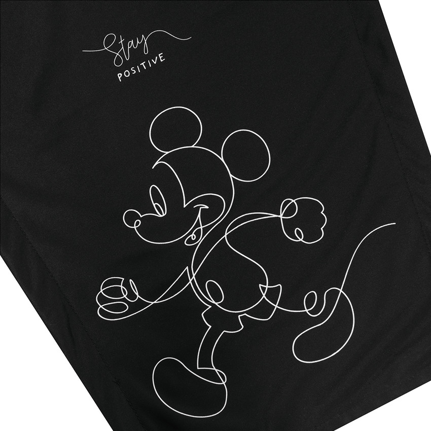 Pare-soleil universel UPF 50+ pour poussette Mickey noir