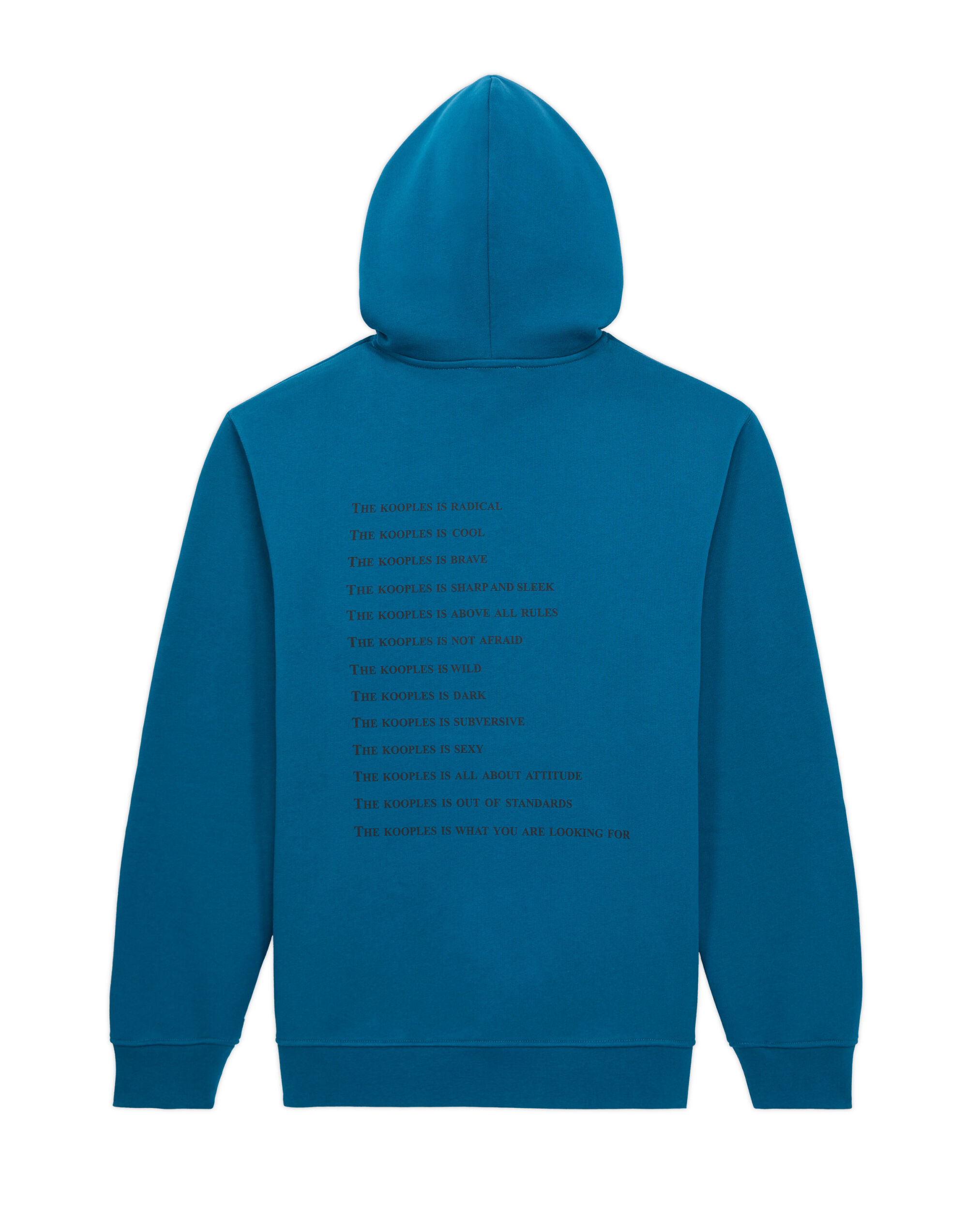 Sweatshirt What is bleu à capuche