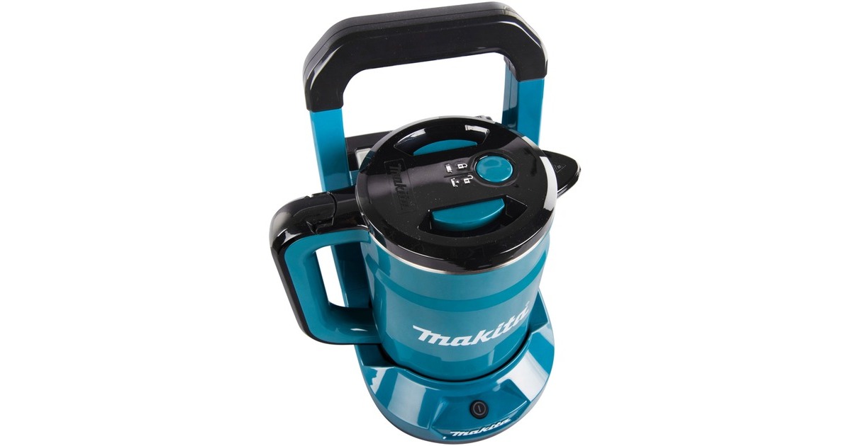 MakitaDKT360Z 2x18 V Waterkoker  (Blauw/zwart, Accu en oplader niet inbegrepen)