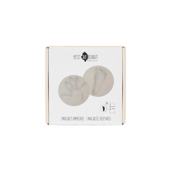 2 magnets empreinte   de               Petit Artichaut