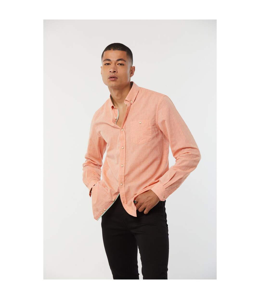 Chemise manches longues coton regular DOLANO