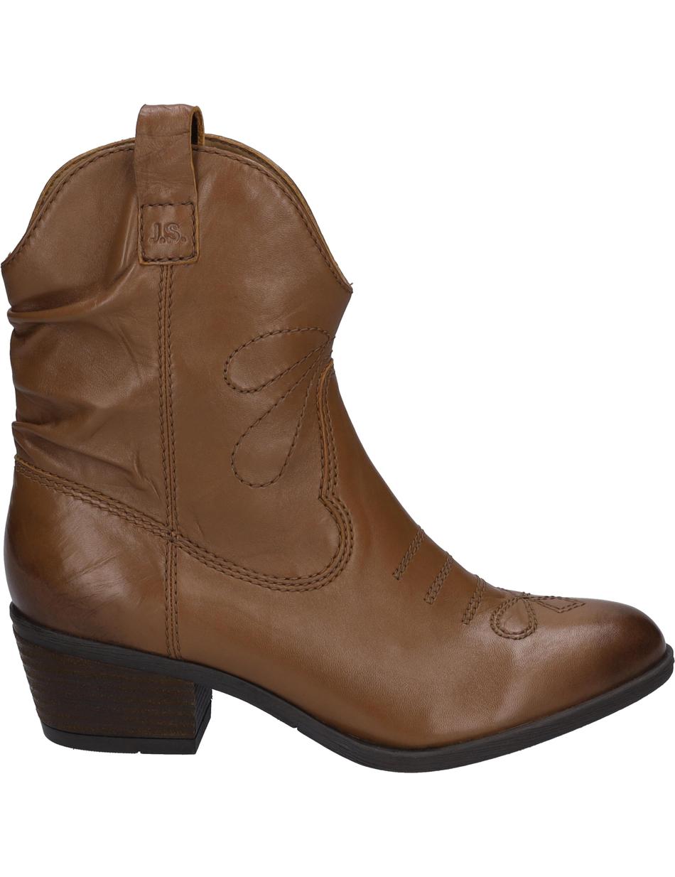 Stiefel Daphne 49, cognac