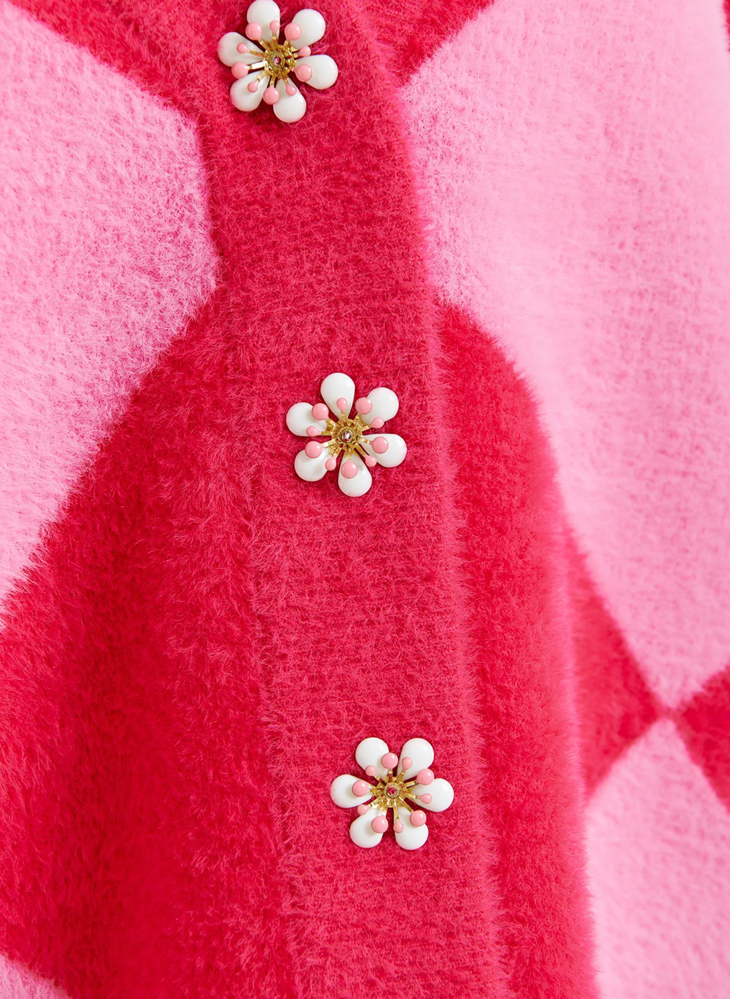 HOW - Gilet oversize col V | Rose