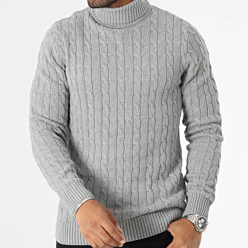 Pull Col Roulé Ryan Structure Gris