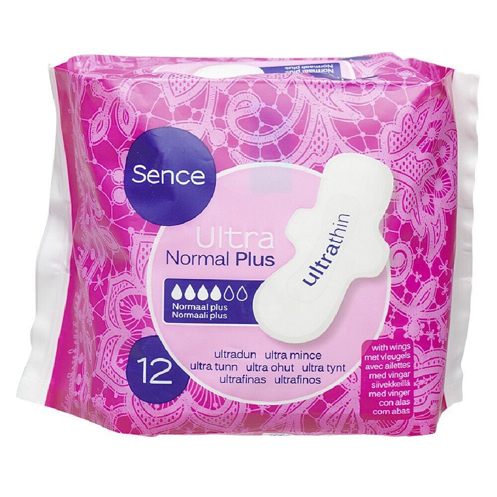 Serviette hygiénique Normal plus ultra mince x12