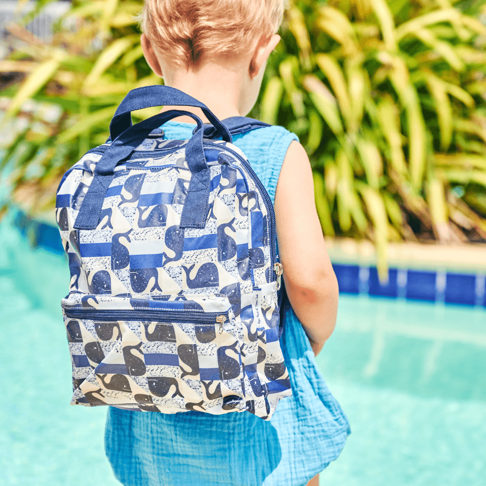 Petit Sac À Dos Gaby Baleino Bleu