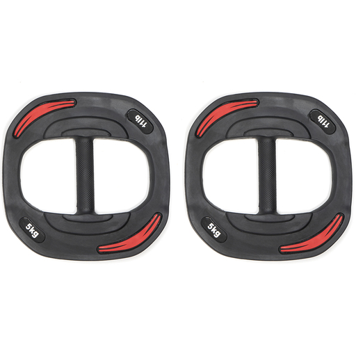 Discos de bomba Gladiatorfit revestidos de borracha (conjunto de 2)