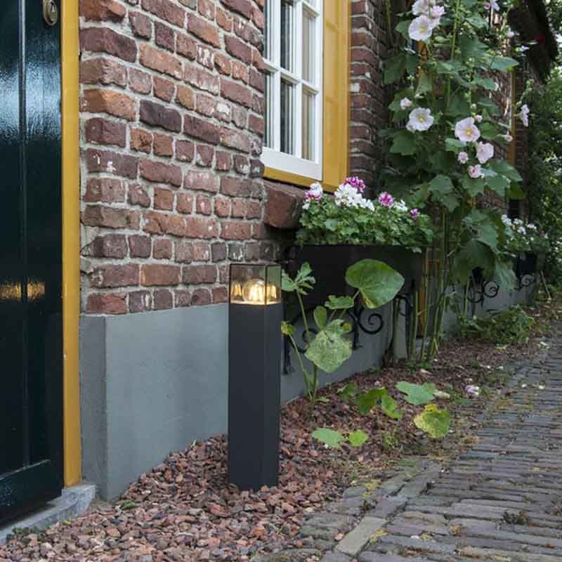 Smart staande buitenlamp antraciet 50 cm incl. Wifi P45 - Denmark