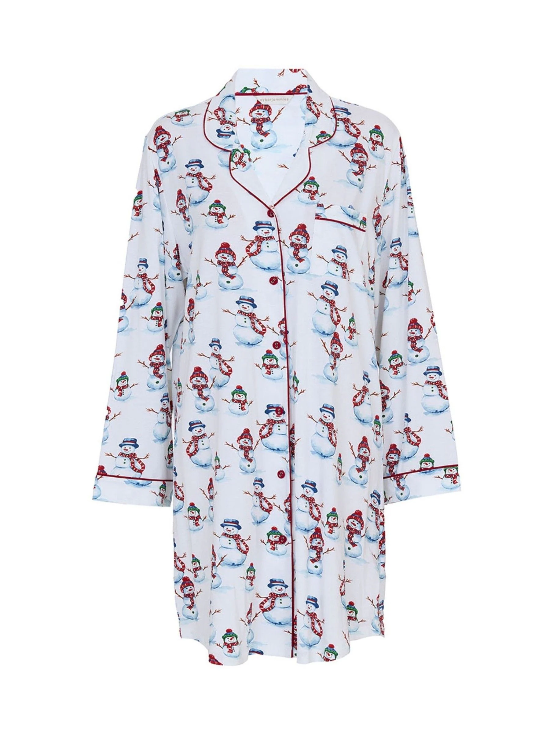 Cyberjammies jersey nachthemd met lange mouwen en print